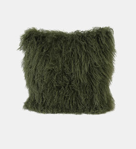 Light and Living Elvine Tibetan Lamb Vaccumed Cushion, Packshot View