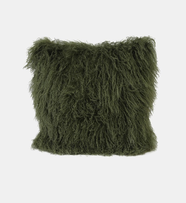 Light and Living Elvine Tibetan Lamb Vaccumed Cushion, Packshot View Light and Living Elvine Tibetan Lamb Vaccumed Cushion, Packshot View