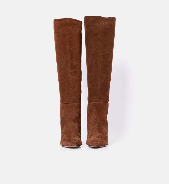 Roberto Festa Thea Suede Knee-high Pointed-toe Boots, Packshot View Roberto Festa Thea Suede Knee-high Pointed-toe Boots, Packshot View