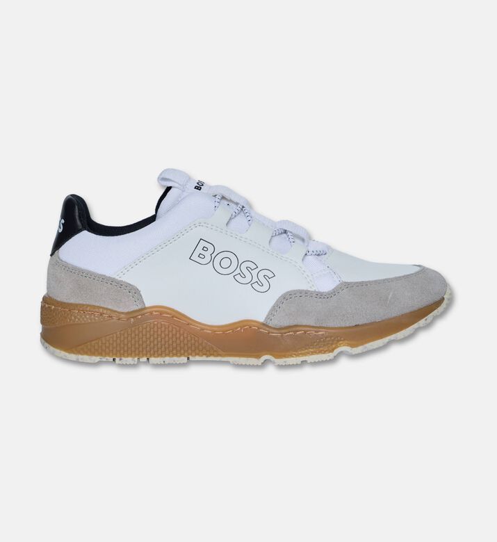Boss Mixed Material Lace-up Sneakers, Packshot View