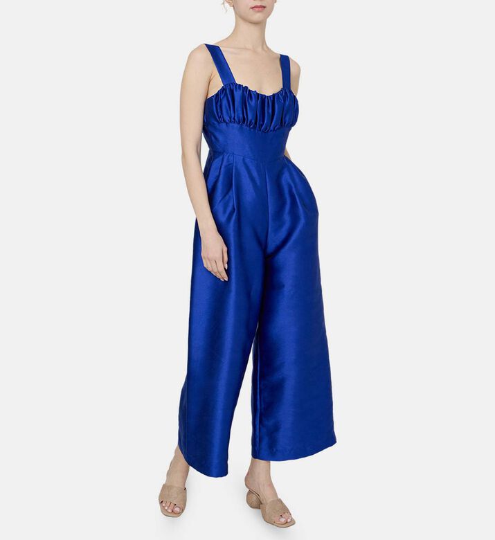 Satin Sleeveless Jumpsuit Satin Sleeveless Jumpsuit