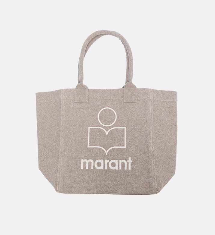 Spacious Embroidered Logo Tote Bag