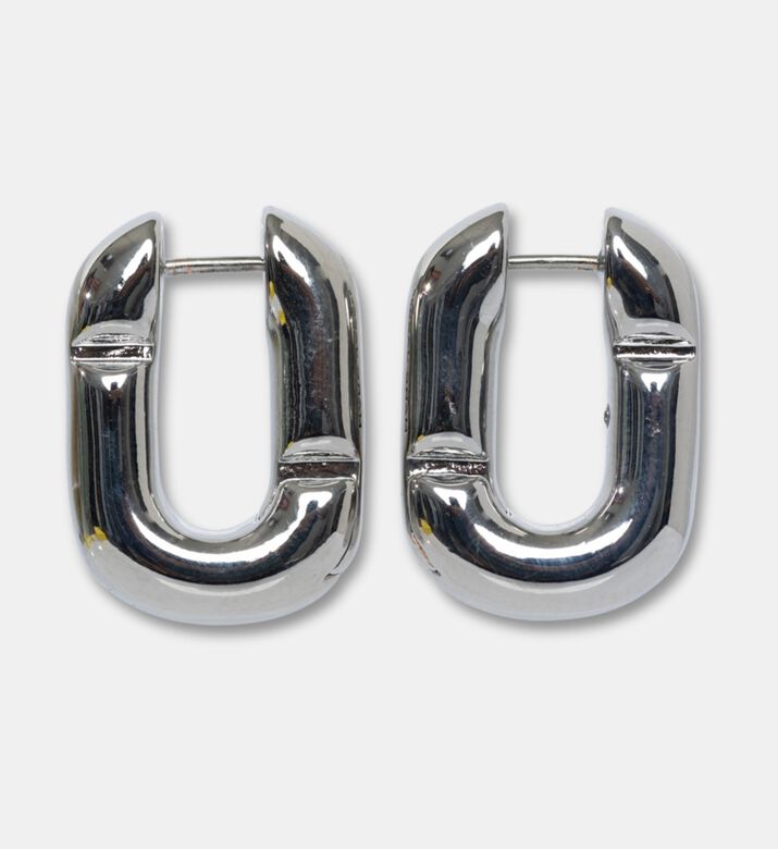 Marc Jacobs Erngs Huggie Hoops, Silver, Packshot View