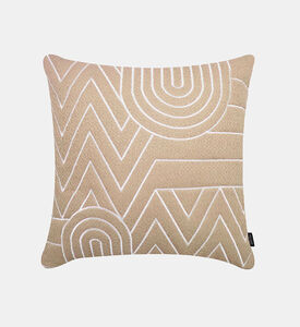 Home Deco and More Bantorel Cotton Square Filled And Vaccumed Cushion, Packshot View