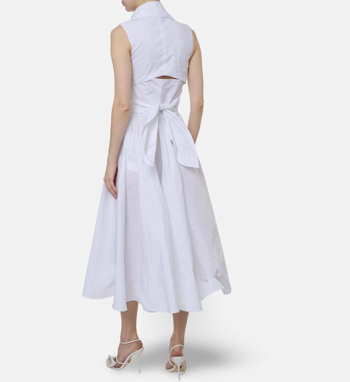 Patou Ruched Bodice Midi Dress, Model View