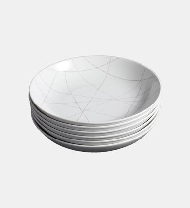 Grafik Porcelain Soup Plate 6-piece Set - 20 Cm