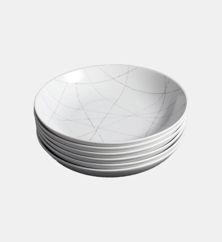 Grafik Porcelain Soup Plate 6-piece Set - 20 Cm
