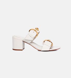 صندل جلد بكعب