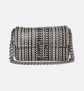 حقيبة كتف منسوجة من الرافية