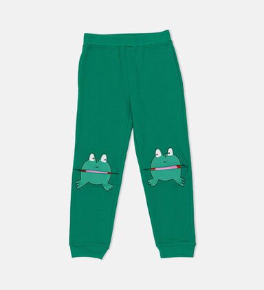 Frog Knees Print Pants