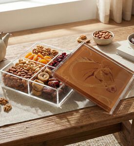 Silsal Squarish Nuts Dates Box, Packshot View