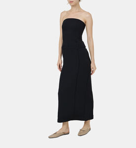 Triomphe Tailored Strapless Maxi Dress