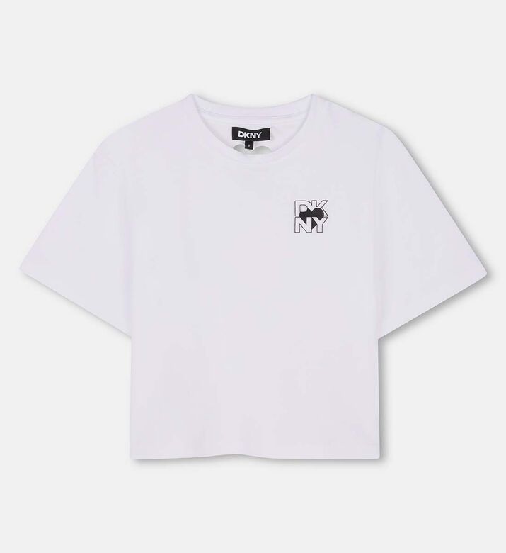 Hollow-heart Short-sleeve T-shirt