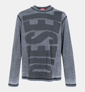 تيشيرت قطن بأكمام طويلة بلوغو