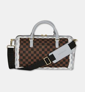 Sprayground Tear Check Pattern Mini Duffle Bag, Packshot View