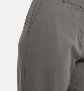 Samsoe Salara Micro-pattern Tailored Wide-leg Trousers, Model View