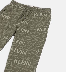 All-over Logo-print Regular-fit Pants