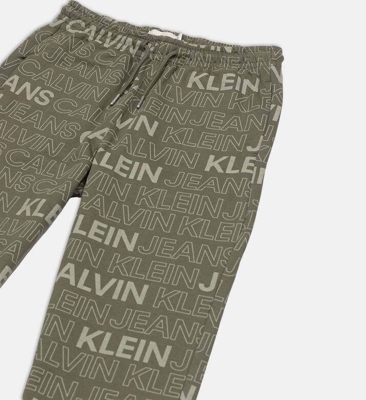 All-over Logo-print Regular-fit Pants