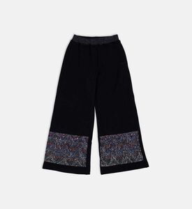 Sequin-embellished Wide-leg Pants