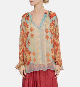 Tubane Chiffon Printed Blouse Tubane Chiffon Printed Blouse