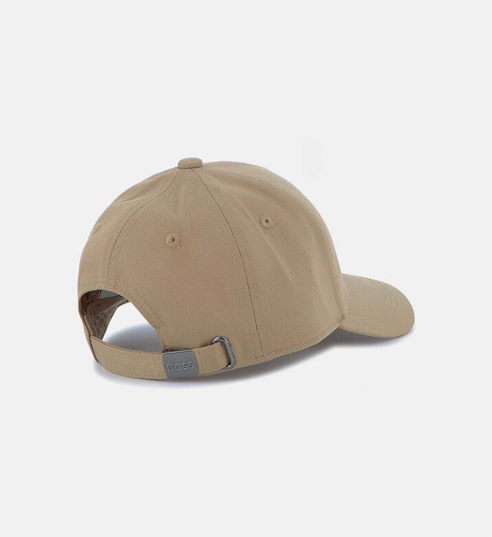 Twill Striped Logo-embroidery Cap