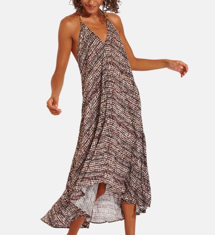 Ohara Cacaovoil Long Beach Dress