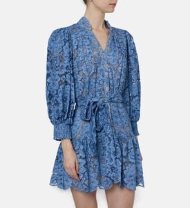 Alice and Olivia Tiered Mini Shirt Dress, Model View