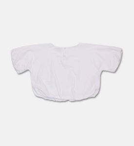 Moschino BKT Jersey Cropped Rhinestone-embellished T-shirt, Packshot View