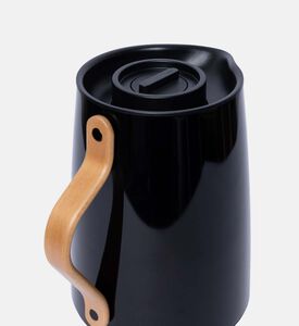 Stelton Emma Stainless Steel Vacuum Tea Jug, Black, 1-l, Packshot View