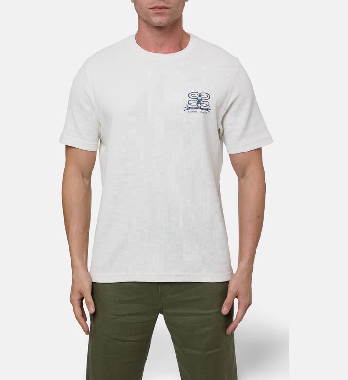 Samsoe Safellow Printed T-shirt, Model View