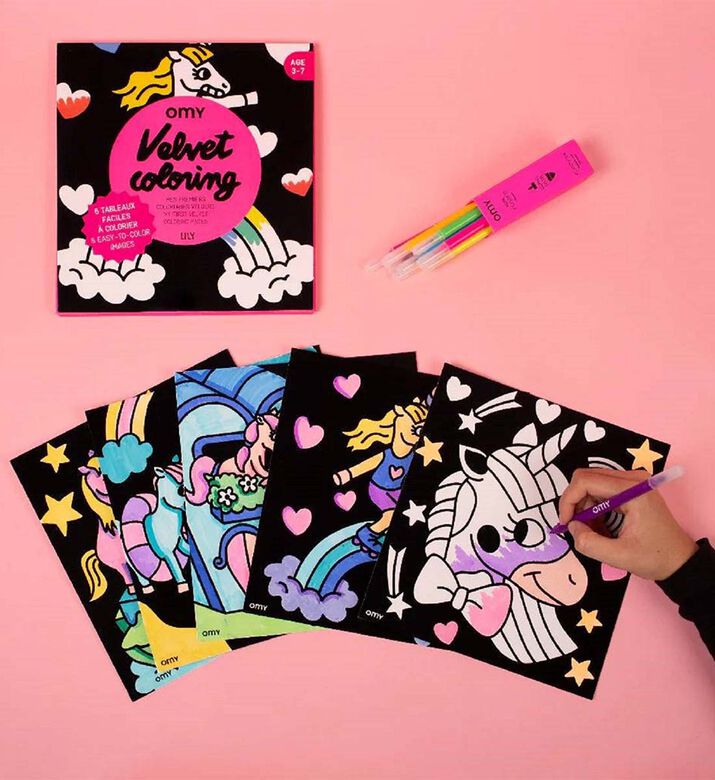 مجموعة تلوين ليلي مخملية