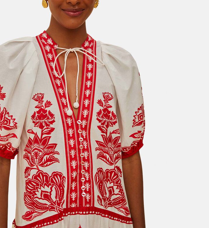 Boho Garden Graphic-print Dress Boho Garden Graphic-print Dress