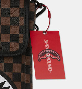 Sprayground Tear Check Pattern Mini Duffle Bag, Packshot View