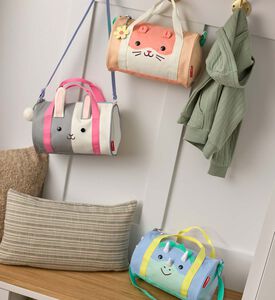 Bunny-print Duffel Bag