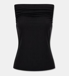 Cult Gaia Ruched Sleeveless Top, Packshot View