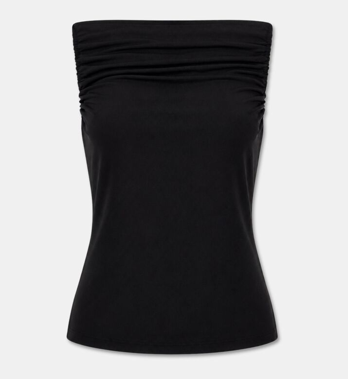 Cult Gaia Ruched Sleeveless Top, Packshot View