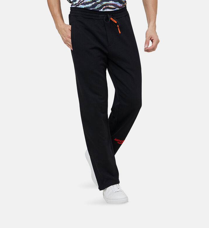Cotton Contrasted Leg Logo Pants Cotton Contrasted Leg Logo Pants