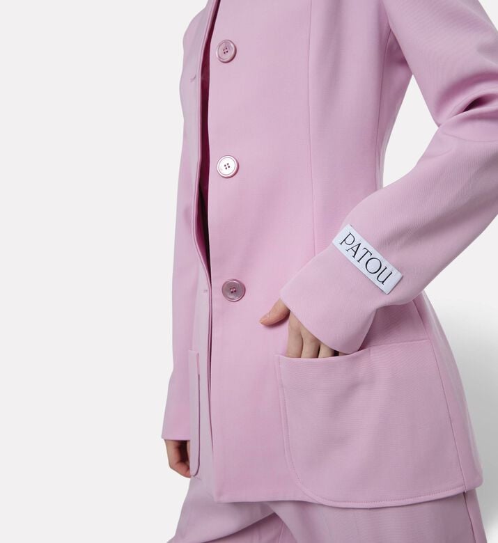 Patou Fitted Botton-down Jacket, Model View