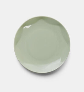 Essenza Sculpture Porcelain Bread Plate, Green, 21-cm, Packshot View