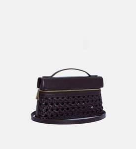 حقيبة تيا جلد بمقبض علوي