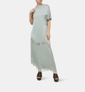 فستان ميل بكتف واحد متوسط الطول