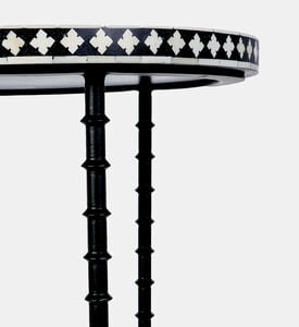 Home Deco and More Chess Round Iron Coffee Table, Packshot View Home Deco and More Chess Round Iron Coffee Table, Packshot View