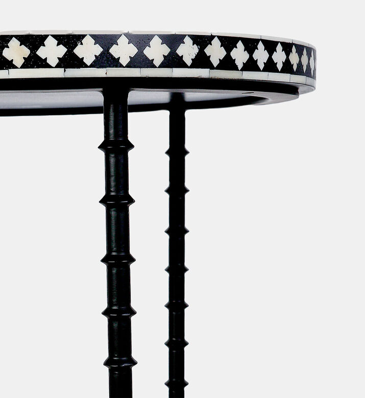 Home Deco and More Chess Round Iron Coffee Table, Packshot View Home Deco and More Chess Round Iron Coffee Table, Packshot View