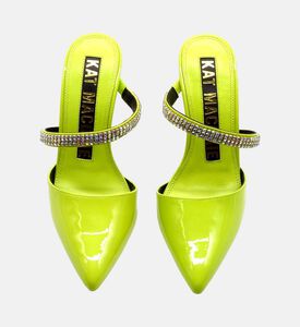 Maddy Suede Leather High Heel Mules