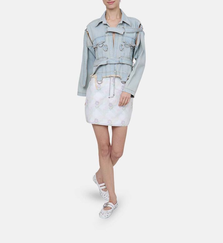 Trelli Cropped Denim Jacket