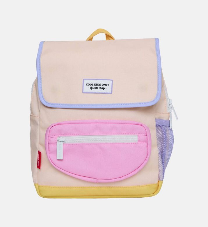 Hello Hossy Mini Candle Zip Pocket Backpack, 26x31x9-cm, Cream, Packshot View