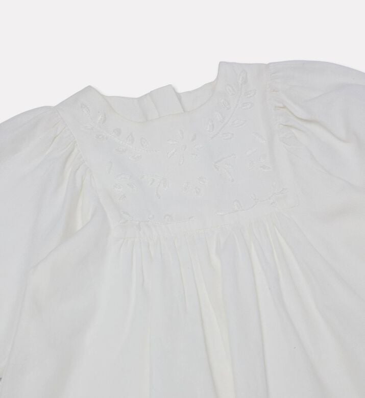 Chloe Floral Embroidered Long-sleeve Dress, Packshot View