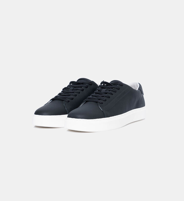 Leather Low-top Lace-up Sneakers