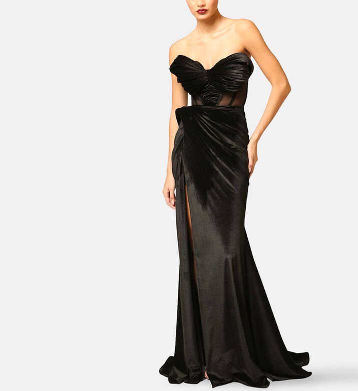 Zeena Zaki Dress Long, Model View