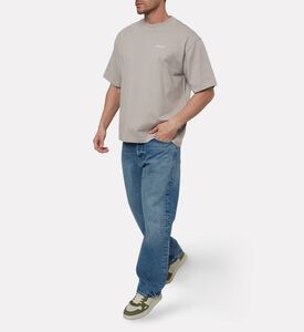 Axel Arigato Contrasting Cursive Logo T-shirt, Model View